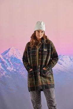 Maloja GamsM. - Wool Check Mantel WI23 -Maloja Geschäft 34438